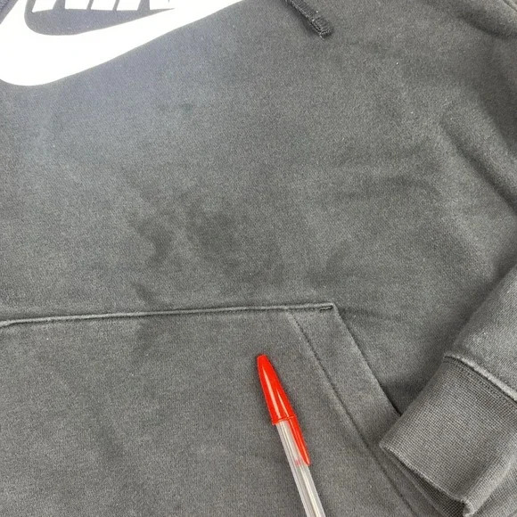 Nike Sportswear Club Fleece Women's SIZE M HOODIE Sweatshirt DQ5775 BLACK READ - Picture 12 of 12